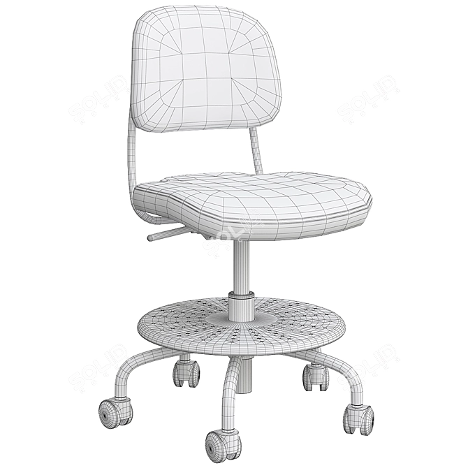 VIMUND Kids Study Chair Set 3D model image 5