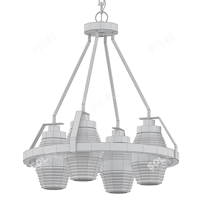 Quoizel Guilford Pendant Light 3D model image 2