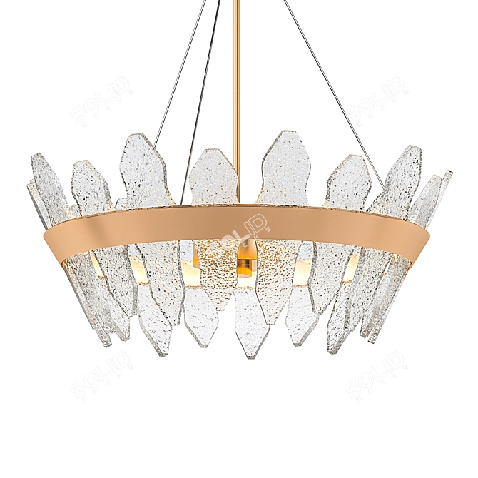 Stylish Hartford 29" Pendant Light 3D model image 1