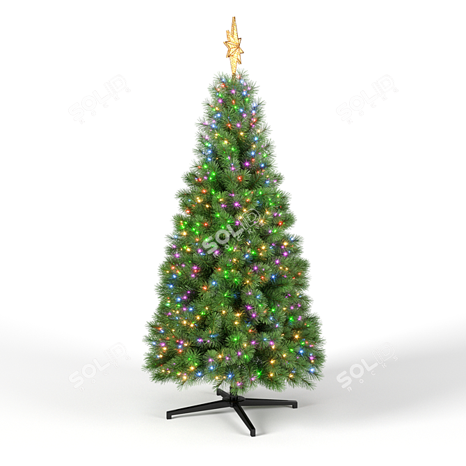 3D Christmas Tree Set 3D model image 3