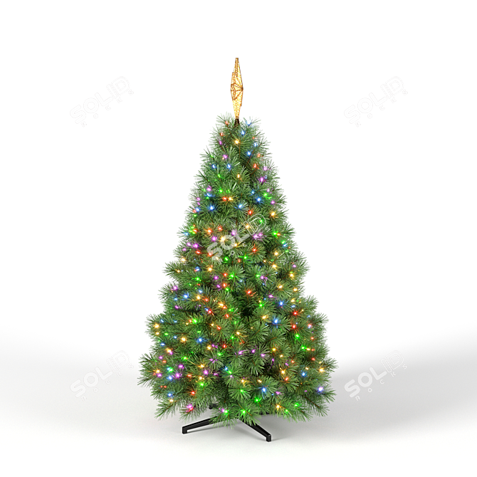 3D Christmas Tree Set 3D model image 4