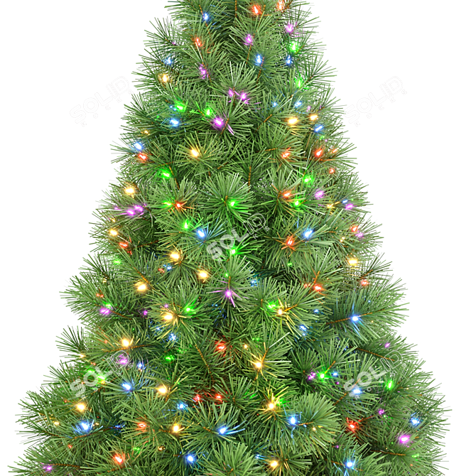 3D Christmas Tree Set 3D model image 5