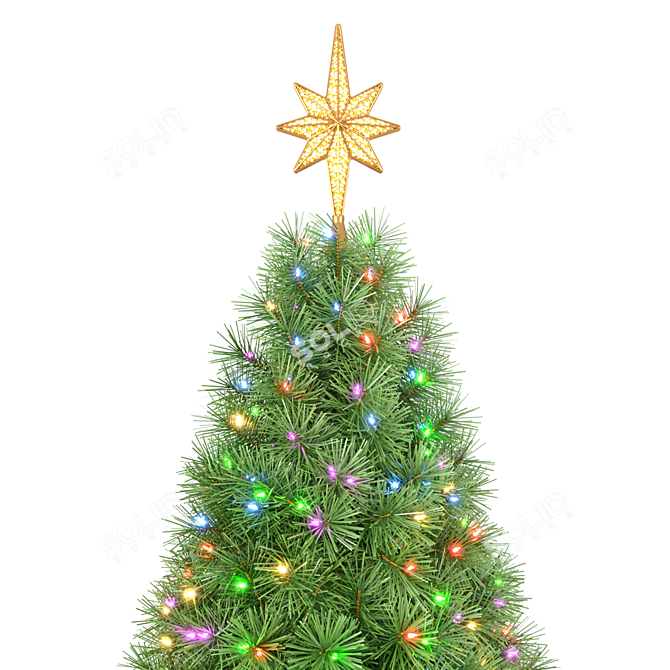 3D Christmas Tree Set 3D model image 6