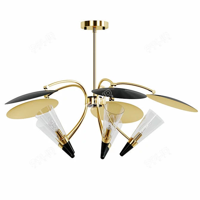 Buena Vista Suspension: Modern, Elegant Design 3D model image 1