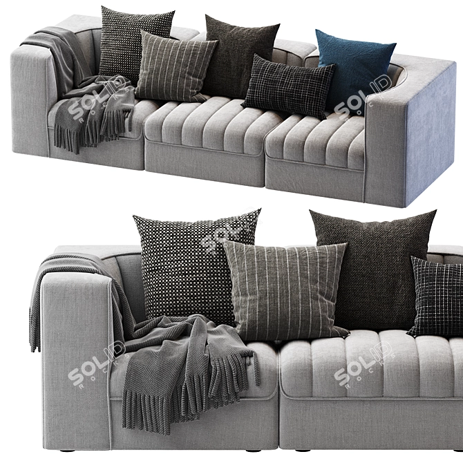 ARFLEX 9000 3-Seater Sofa 3D model image 1