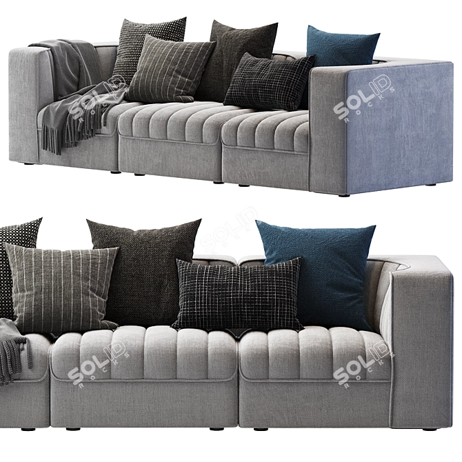 ARFLEX 9000 3-Seater Sofa 3D model image 5