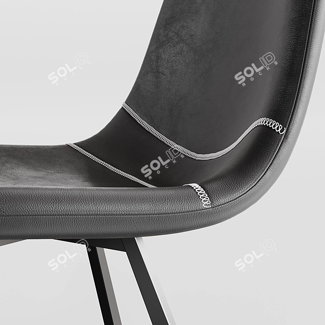 Elegant Argyll Dining Chair 3D model image 4