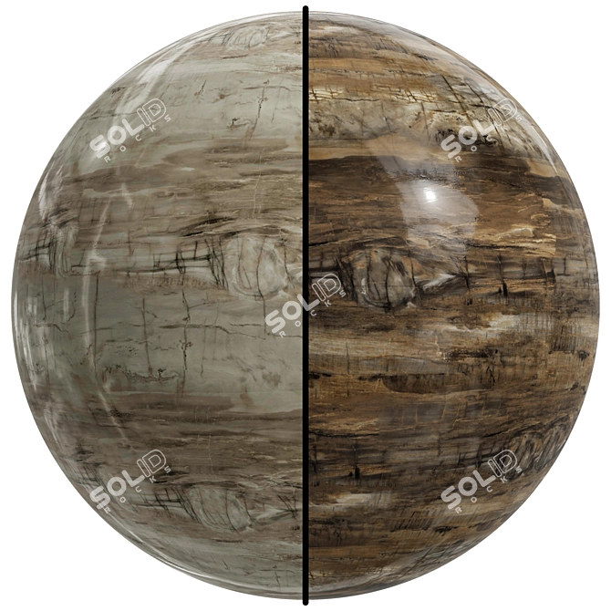 Fiandre Eminent Marble: Seamless Wood Maximum 3D model image 1