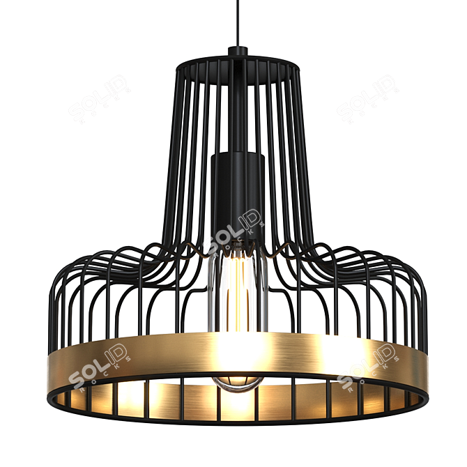 Eva: Stylish Pendant Light to Illuminate Your Space 3D model image 1