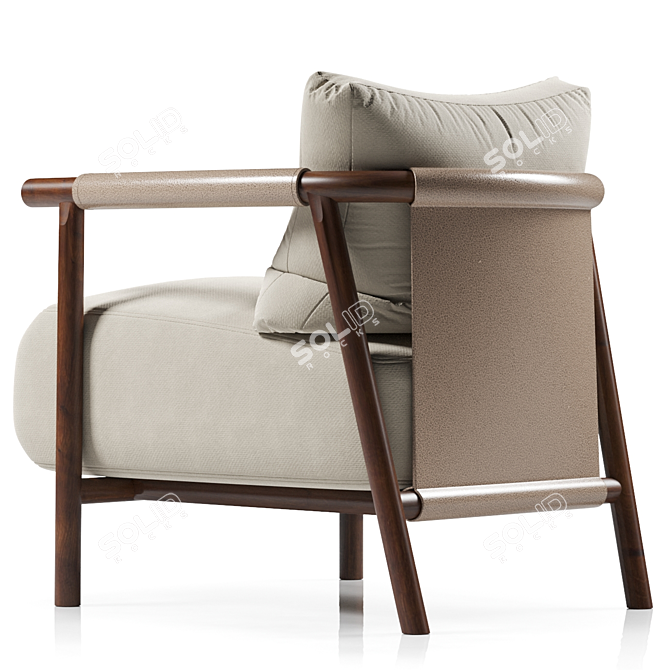 Nathy Diter: Stylish Italian Chair 3D model image 2