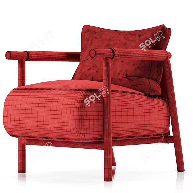Nathy Diter: Stylish Italian Chair 3D model image 5