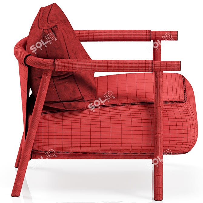 Nathy Diter: Stylish Italian Chair 3D model image 6