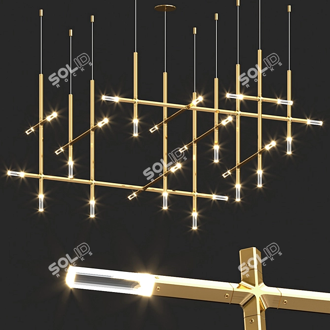 Elegant Illumination: Jax & Wells 3D model image 1