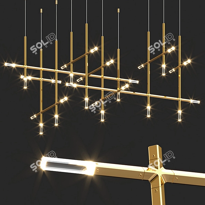 Elegant Illumination: Jax & Wells 3D model image 2