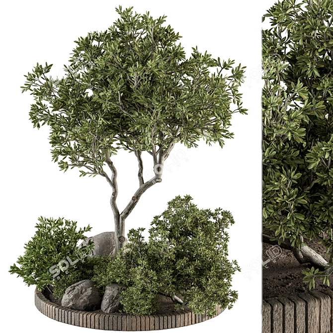 333-Piece Outdoor Garden Set 3D model image 1
