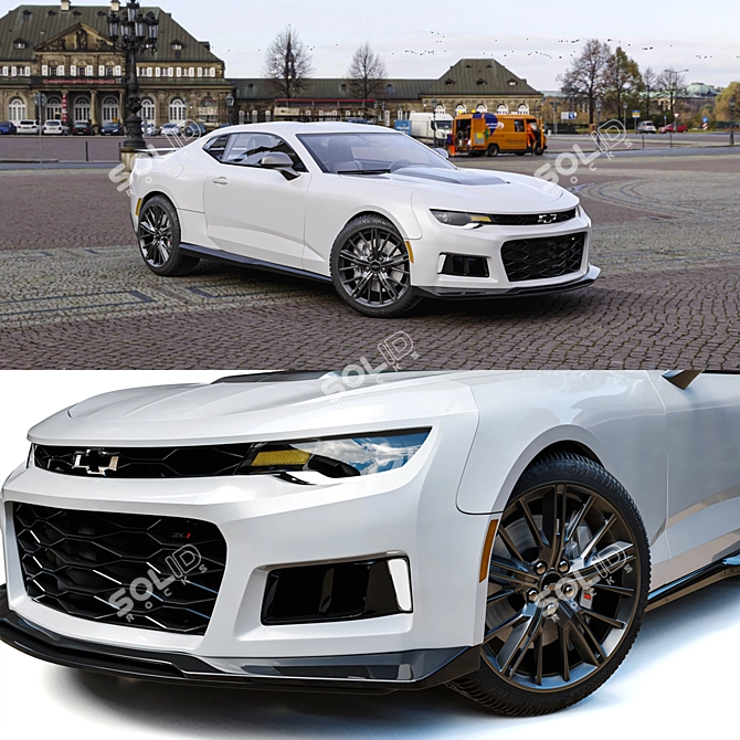 Ultimate Powerhouse: Camaro ZL1 3D model image 5