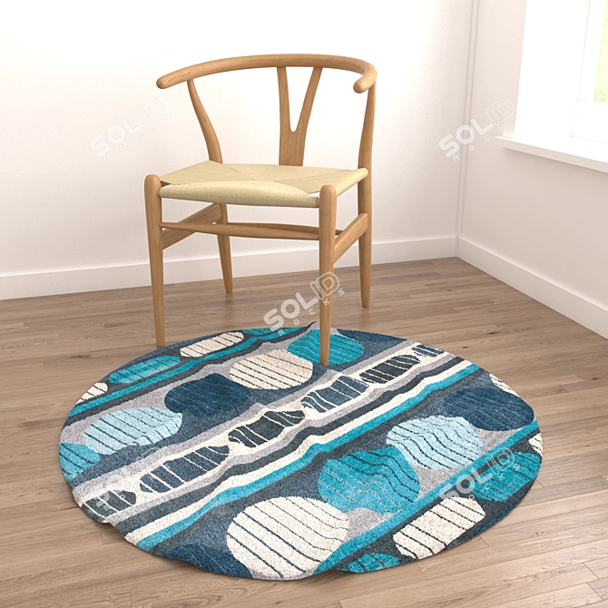 Versatile Rug Set - 8 Premium Designs 3D model image 2