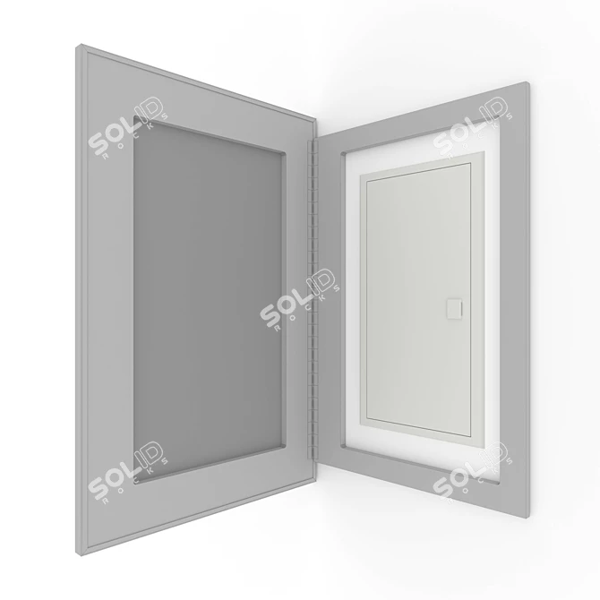 OM Folding Mirror: Talon Flap Switchboard 3D model image 4