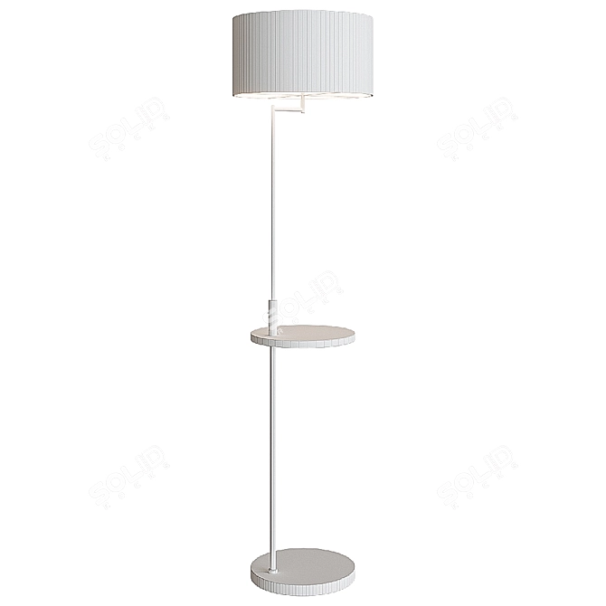 Modern Flakron Floor Lamp 3D model image 2