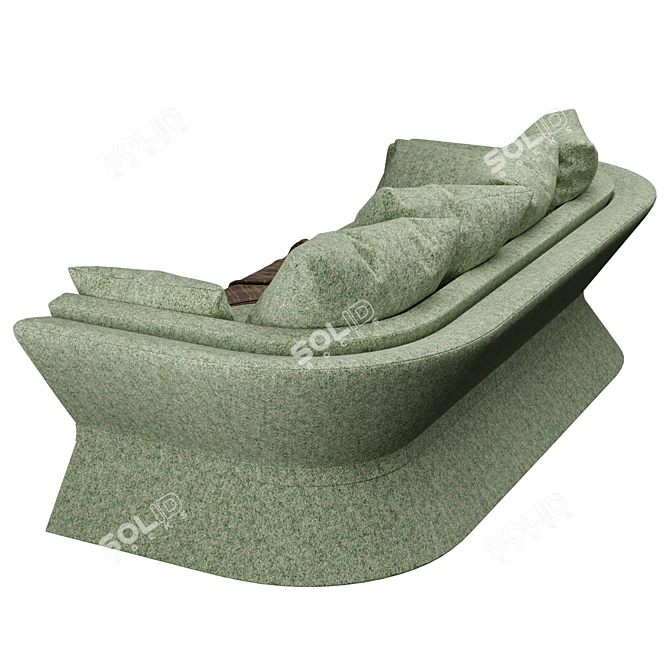 Victorian-Inspired Chianti Sofa 3D model image 4