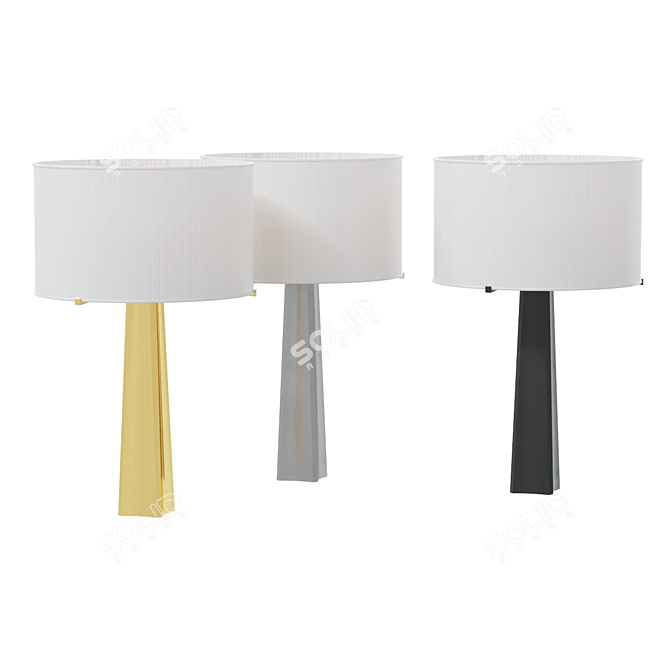 Title: Elegant Isla Table Lamp 3D model image 1
