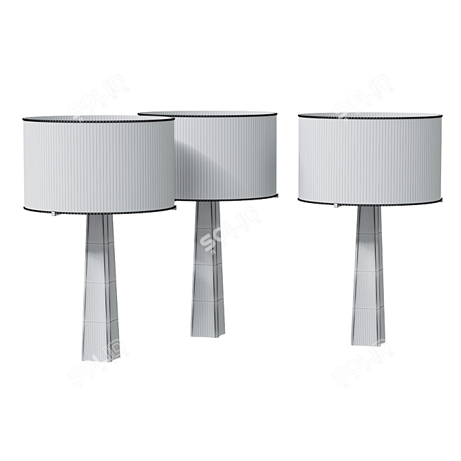Title: Elegant Isla Table Lamp 3D model image 2