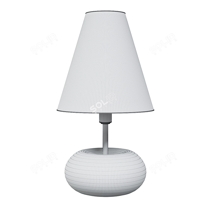 Minimalist Marble Table Lamp 3D model image 2