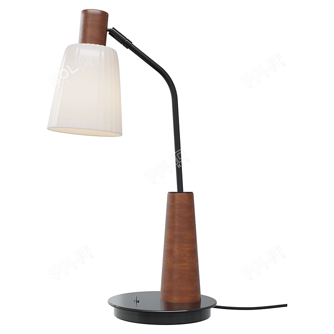 Shinola Metal Desk Lamp: Elegant Illumination 3D model image 1