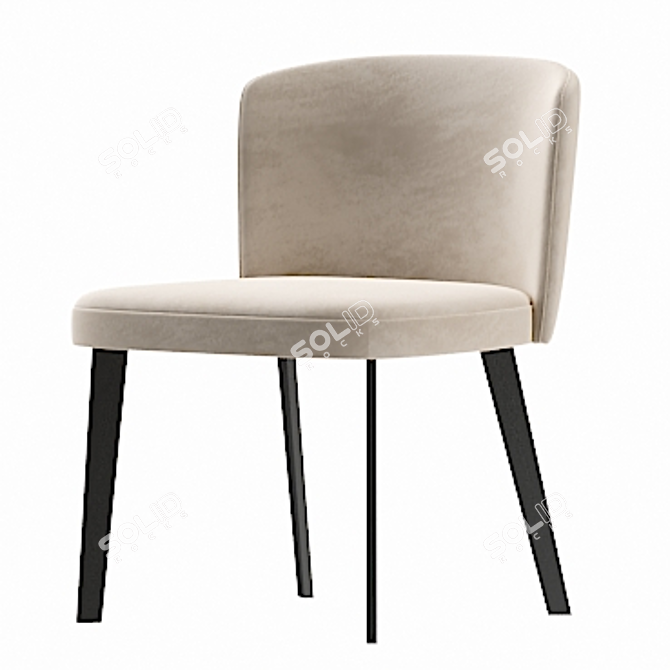 Potocco Lena Dining Chair 2014 3D model image 1