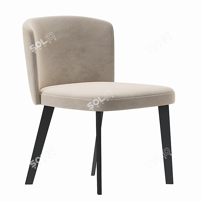 Potocco Lena Dining Chair 2014 3D model image 2