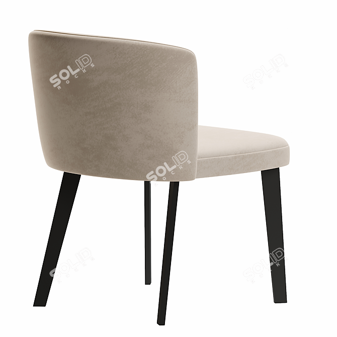 Potocco Lena Dining Chair 2014 3D model image 3