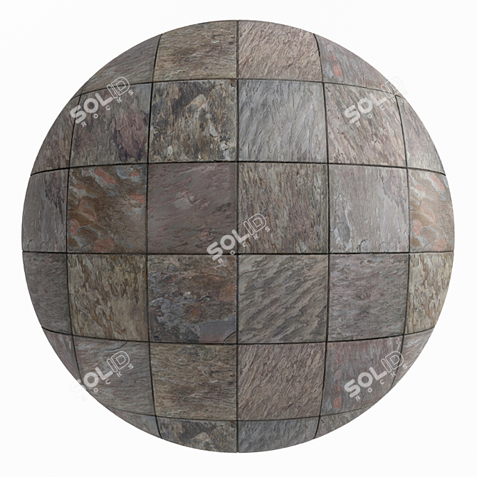 Luxury Marble Tile - 4K Sbsar File 3D model image 1