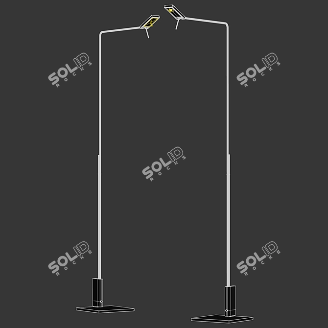 Viabizzuno Roy Floor Lamp 3D model image 3