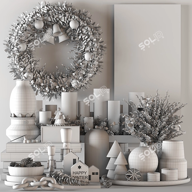 Fall Decor Set | High Quality 3D Model 3D model image 9