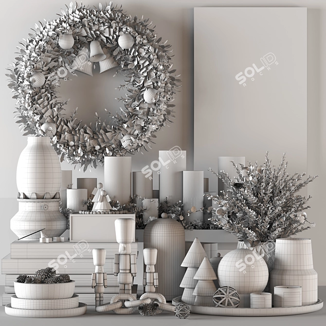 Fall Decor Set | High Quality 3D Model 3D model image 4