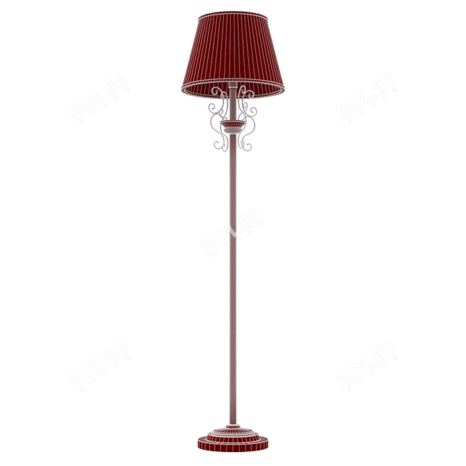 Floor Lamp Driana  Elegant Bronze Abode 3D model image 2