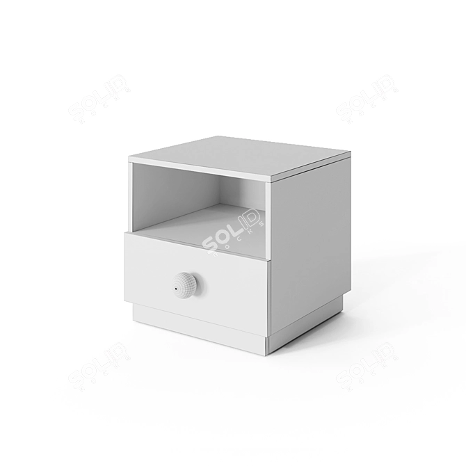 Playful Bedside Table for Kids - ICE CREAM 3D model image 3