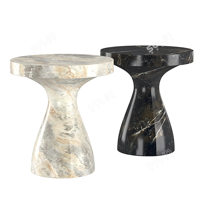 Elegant Serafina Accent Table 3D model image 1