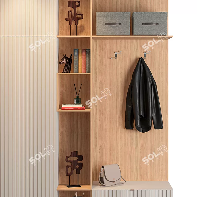 Customizable Suntory Mr.Doors Hallway 3D model image 3