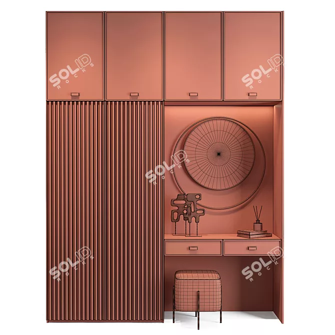 Customizable Suntory Art: Hallway Innovation 3D model image 5