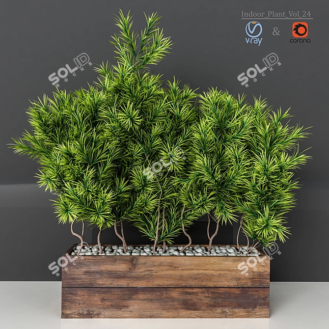 Green Paradise: Indoor Plant Vol 24 3D model image 4