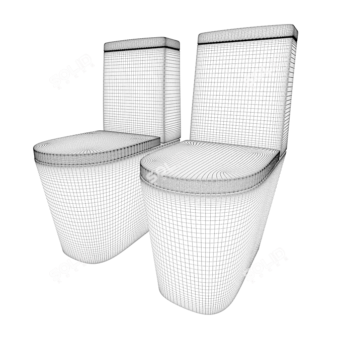 Elevate your bathroom with Deca P230 3D model image 2