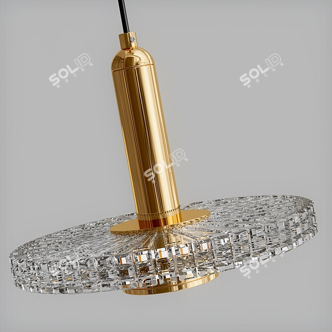 Elegant GEORGA Pendant Lamp 3D model image 3