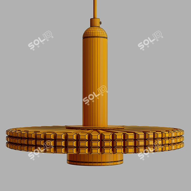 Elegant GEORGA Pendant Lamp 3D model image 4