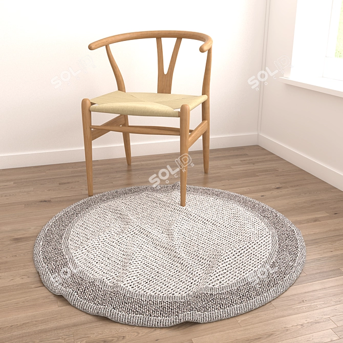 Versatile Set of 8 Rugs 3D model image 3