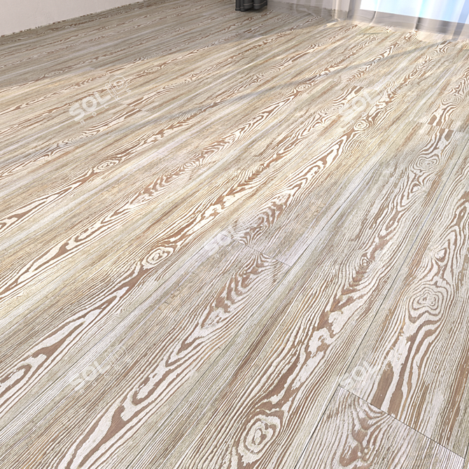 Resia Parquet Floor: High Definition Textures, Corona & Vray Render 3D model image 1