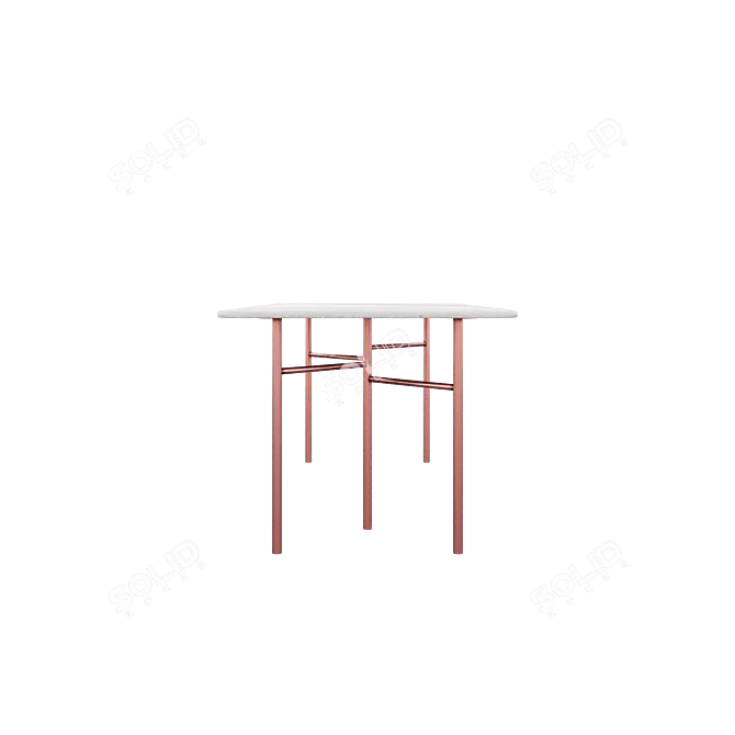 Amato Dining Table: Stylish and Free 3D model image 3