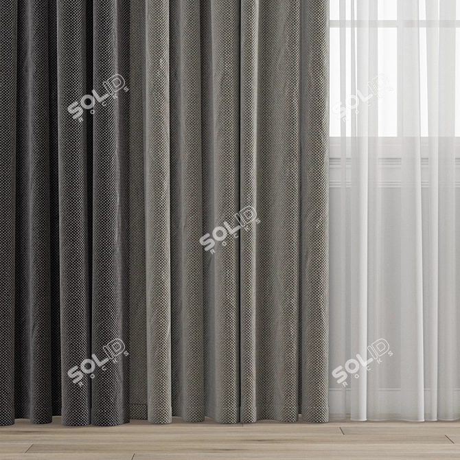 Polygon Curtain Model 3D model image 8