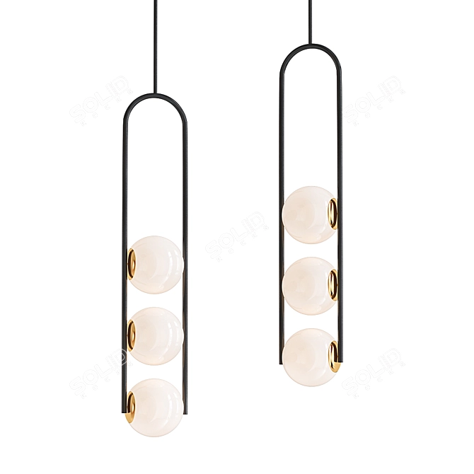 Minimalist Pendant Lamp 3D model image 1