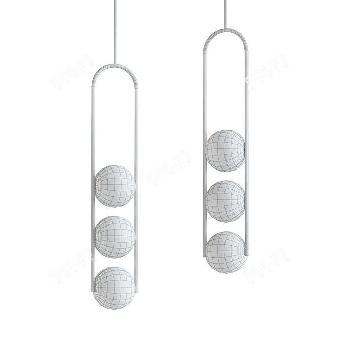 Minimalist Pendant Lamp 3D model image 2